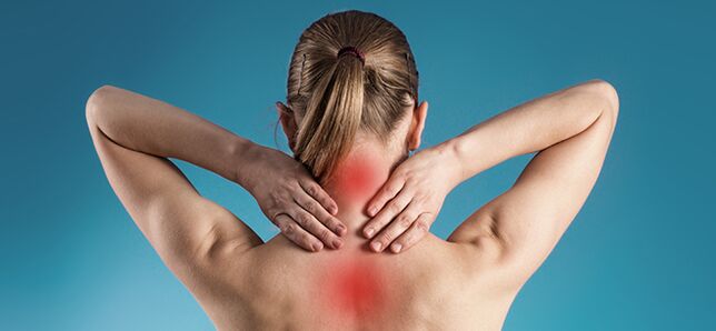 Auto-massage avec ostéochondrose cervicale